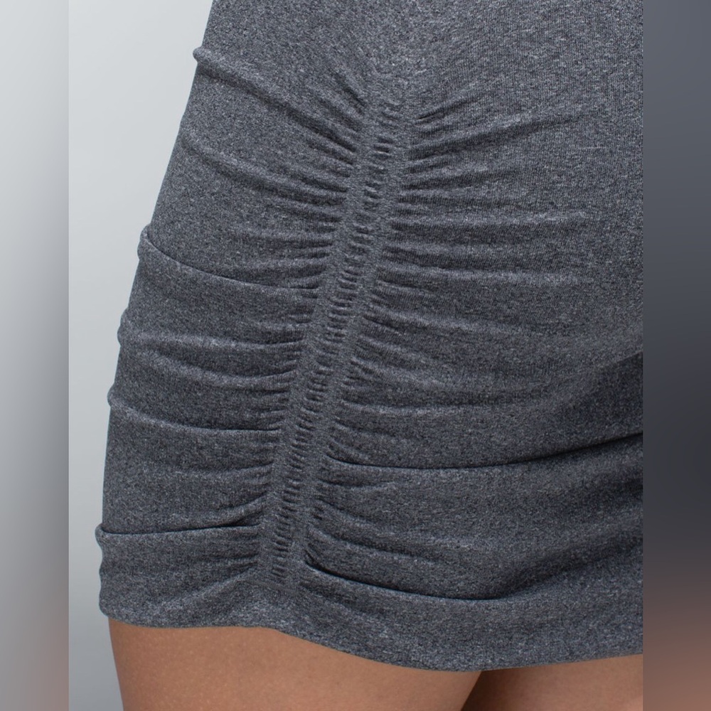 Lululemon In The Flow Dress Heathered Black size 4 - Picture 4 of 11